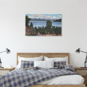 Flathead Lake, Montana Canvas Afdruk (Insitu (Slaapkamer))