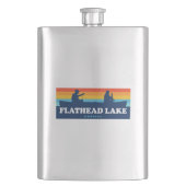 Flathead Lake Montana kano Flacon (Voorkant)