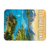 Flathead Lake Montana Magneet (Horizontaal)