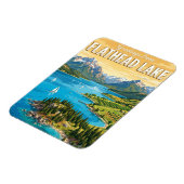 Flathead Lake Montana Magneet (Linkerzijde)