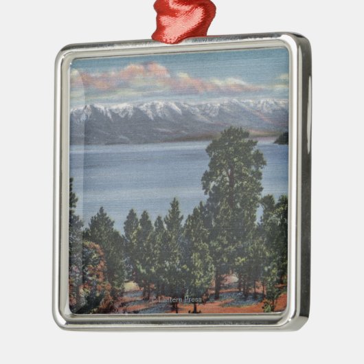 Flathead Lake, Montana Metalen Ornament (Links)
