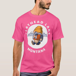 Flathead Lake Montana Mountains Wandelgnoom Mt So T-shirt
