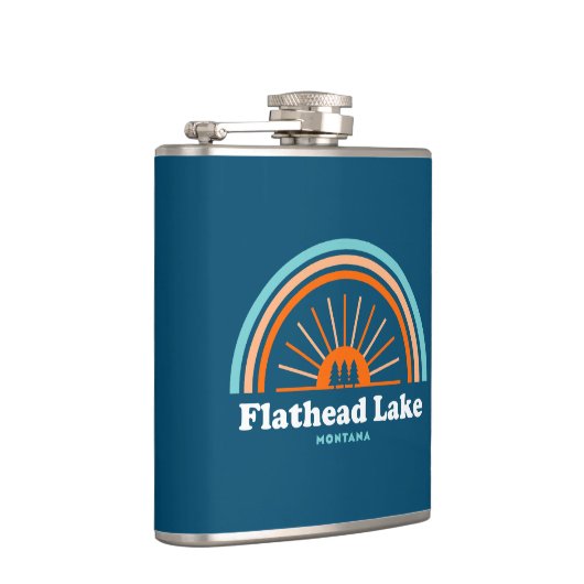 Flathead Lake Montana Rainbow Heupfles (Rechts)