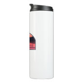 Flathead Lake Montana Red Sunrise Thermosbeker (Geroteerd rechts)