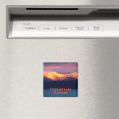 Flathead Lake Montana Sunset Magnet (Insitu (Vaatwasser))