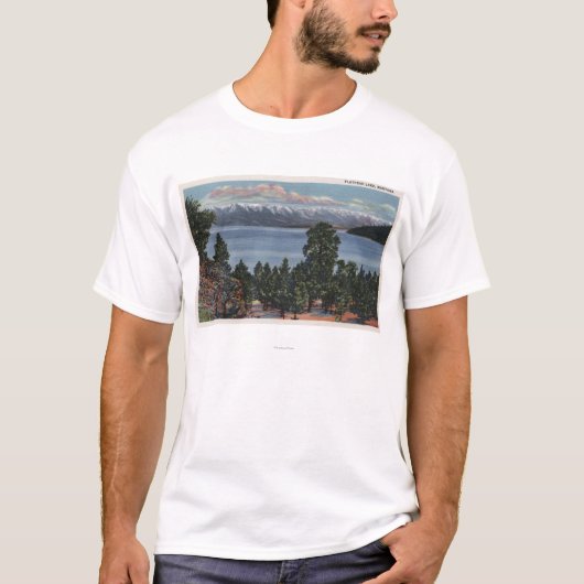 Flathead Lake, Montana T-shirt (Voorkant)