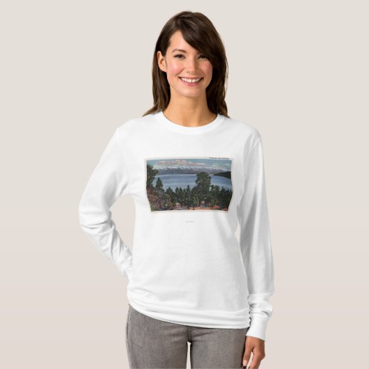 Flathead Lake, Montana T-shirt (Voorkant volledig)