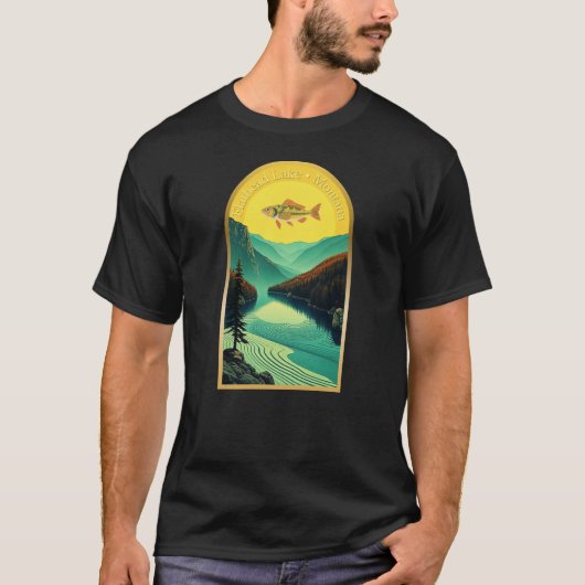 Flathead Lake Montana T-Shirt (Voorkant)
