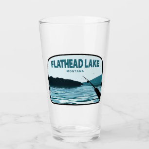 Flathead Lake Montana Vistehengel Glas