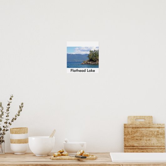 Flathead Lake Poster (Keuken)