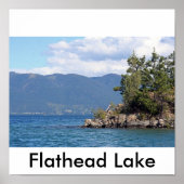 Flathead Lake Poster (Voorkant)