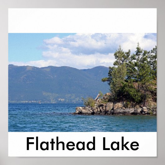 Flathead Lake Poster (Voorkant)
