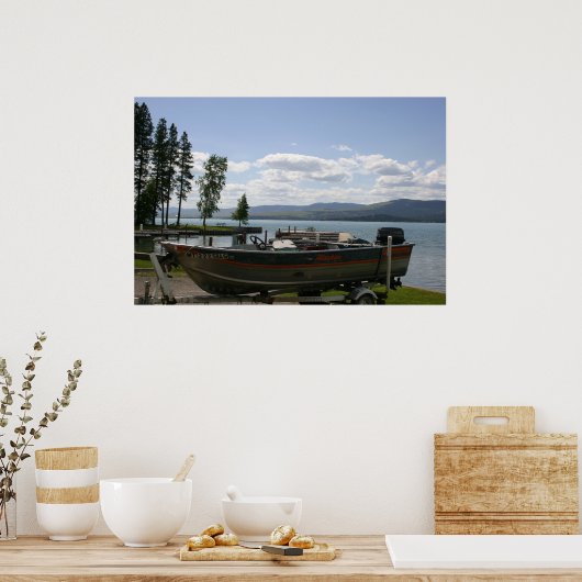 Flathead Lake Summer Poster (Keuken)