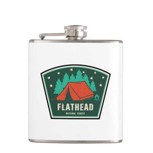 Flathead National Forest Camping Heupfles (Voorkant)