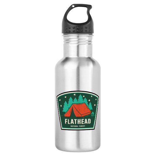 Flathead National Forest Camping Waterfles (Voorkant)