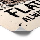 Flatiron Always Beautiful Inkschets Poster (Hoek)