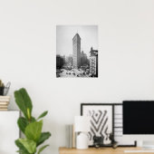 Flatiron Building, 1905. Oude New York Foto Poster (Thuiskantoor)