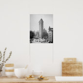 Flatiron Building, 1905. Oude New York Foto Poster (Keuken)