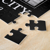 Flatiron Building and Clock in Black and White 1C Legpuzzel (Zijkant)