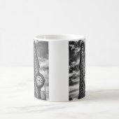 Flatiron Building and Clock in Black and White Koffiemok (Center)