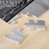 Flatiron Building and Clock in Black and White Legpuzzel (Zijkant)