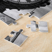 Flatiron Building and Clock in Black and White Legpuzzel (Zijkant)
