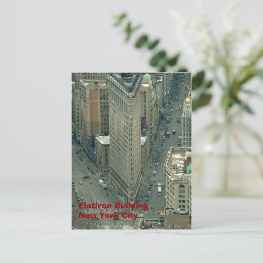 Flatiron Building Briefkaart (Staand voorkant)