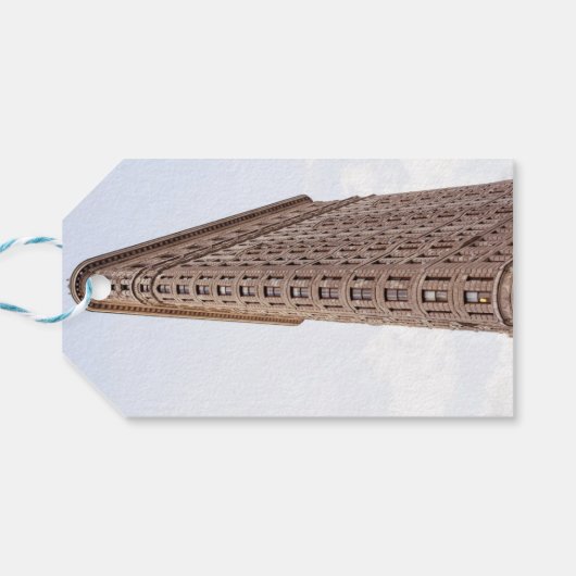 Flatiron Building Cadeaulabel (Achterkant Horizontaal)