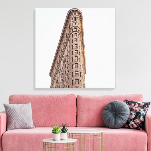 Flatiron building  canvas afdruk (Insitu (Woonkamer))