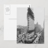 Flatiron Building Constructie, 1902 Briefkaart (Voorkant / Achterkant)