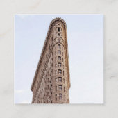 Flatiron Building Contactkaartje (Achterkant)