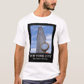 Flatiron Building en Clock 1C T-shirt (Voorkant)
