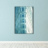 Flatiron Building (foto) 2 Canvas Afdruk (Insitu (Houten vloer))