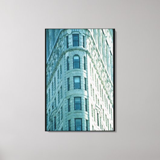 Flatiron Building (foto) 2 Canvas Afdruk (Voorkant)