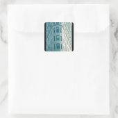 Flatiron Building (foto) 2 Vierkante Sticker (Tas)