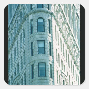 Flatiron Building (foto) 2 Vierkante Sticker