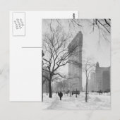 Flatiron Building in de winter, 1902 Briefkaart (Voorkant / Achterkant)