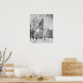 Flatiron Building in Winter, 1905.  foto Poster (Keuken)