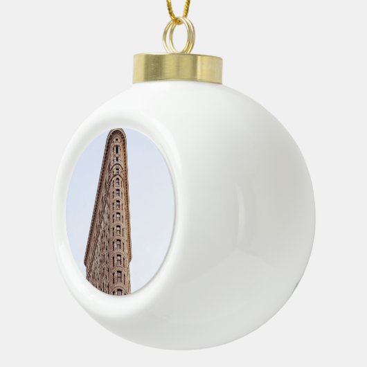Flatiron Building Keramische Bal Ornament (Rechts)
