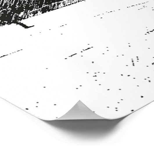 Flatiron Building  landmark NYC Map backgr Poster (Hoek)