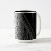 Flatiron Building, Manhattan, NYC Tweekleurige Koffiemok (Voorkant rechts)
