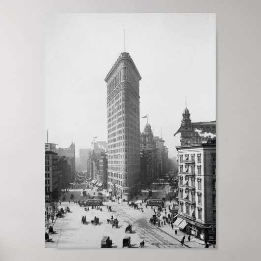 Flatiron Building - New York - 1902 Poster (Voorkant)