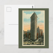  Flatiron Building New York City Briefkaart (Voorkant / Achterkant)