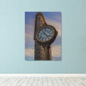 Flatiron Building, New York City Canvas Afdruk (Insitu (Houten vloer))