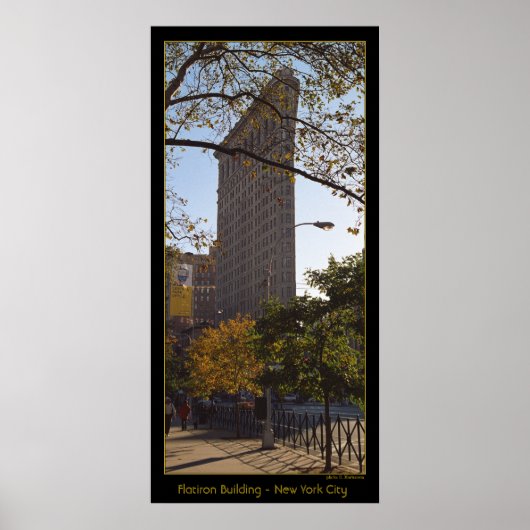 Flatiron Building - New York City Poster (Voorkant)