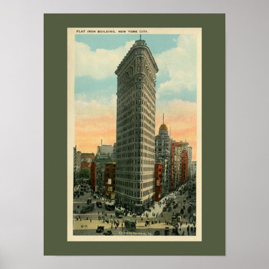  Flatiron Building New York City Poster (Voorkant)