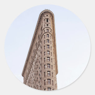 Flatiron Building New York City Ronde Sticker