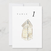 Flatiron Building New York Trouwtafel nummer (Voorkant)
