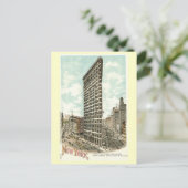 Flatiron Building, New York, Vintage 1902 Briefkaart (Staand voorkant)