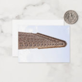 Flatiron Building Notitiekaartje (Voorkant / Achterkant in situ)